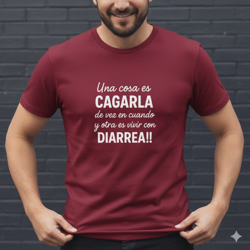 camiseta divertida “una cosa es cagarla…” | humor sarcástico español | 100 % algodón premium | regalo original unisex camiseta divertida “una cosa es cagarla…” | humor sarcástico español | 100 % algodón premium | regalo original unisex