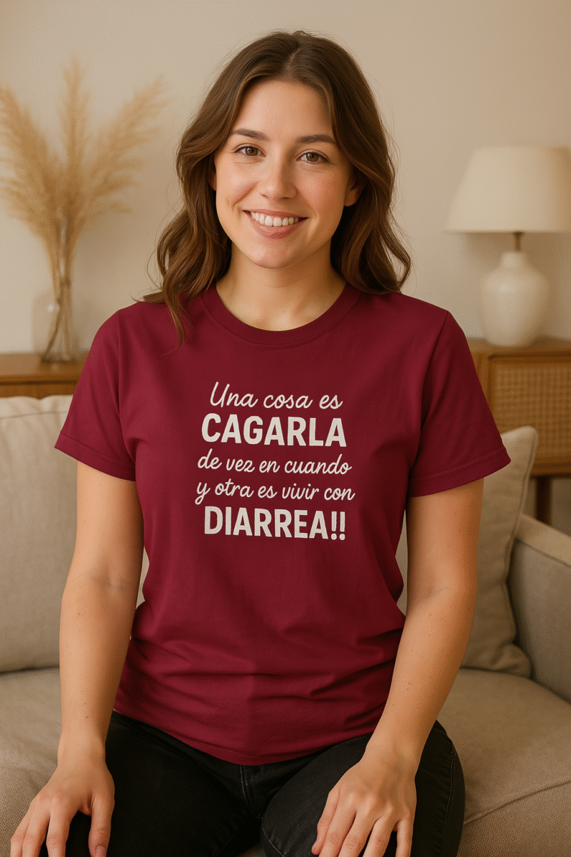 camiseta divertida “una cosa es cagarla…” | humor sarcástico español | 100 % algodón premium | regalo original unisex camiseta divertida “una cosa es cagarla…” | humor sarcástico español | 100 % algodón premium | regalo original unisex
